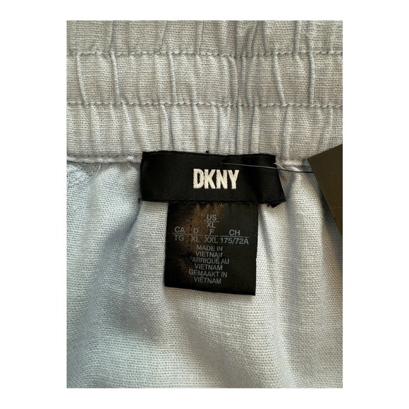 DKNY Women’s Pull On Draw String Casual Linen Blend Skirt - Size XL - Picture 7 of 12